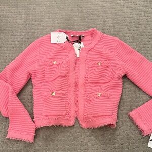 Elegant Pink Kids Blazer